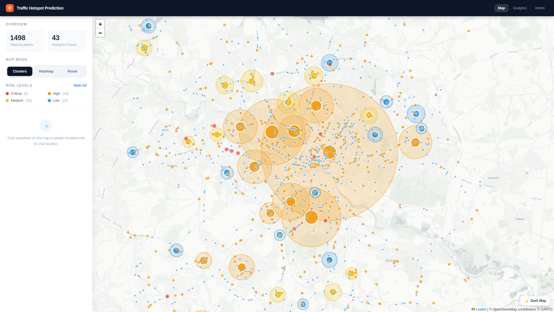 Traffic Accident Hotspot Detection